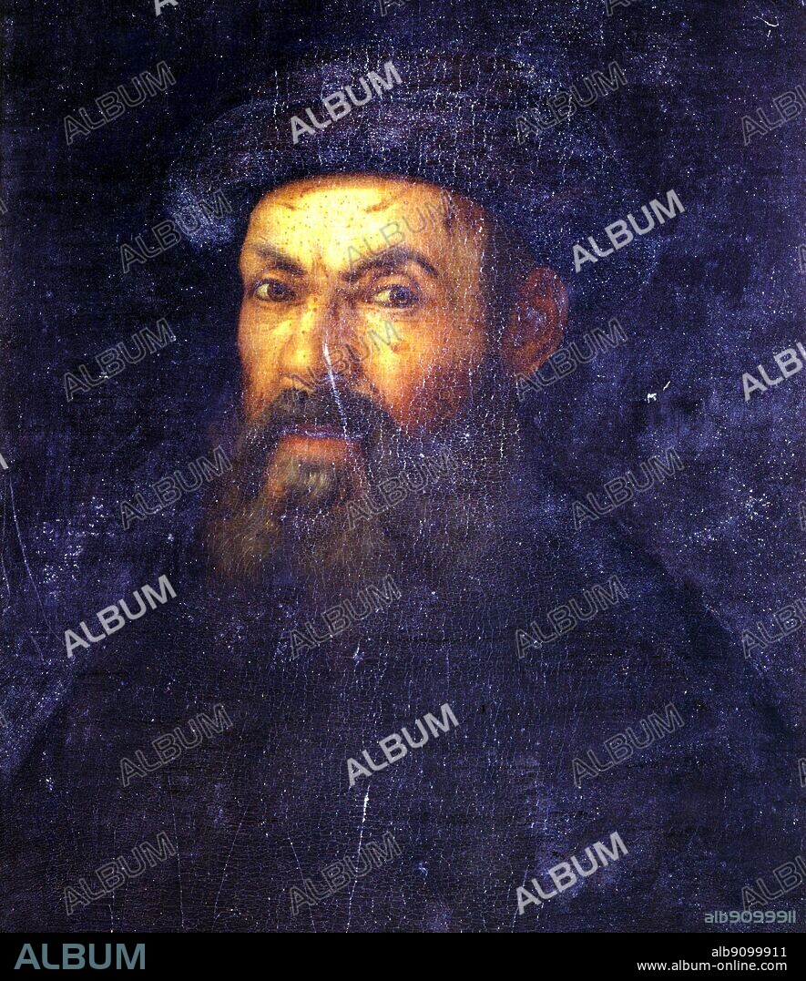 Portrait of Magellan, now in the Uffizi, Florence.