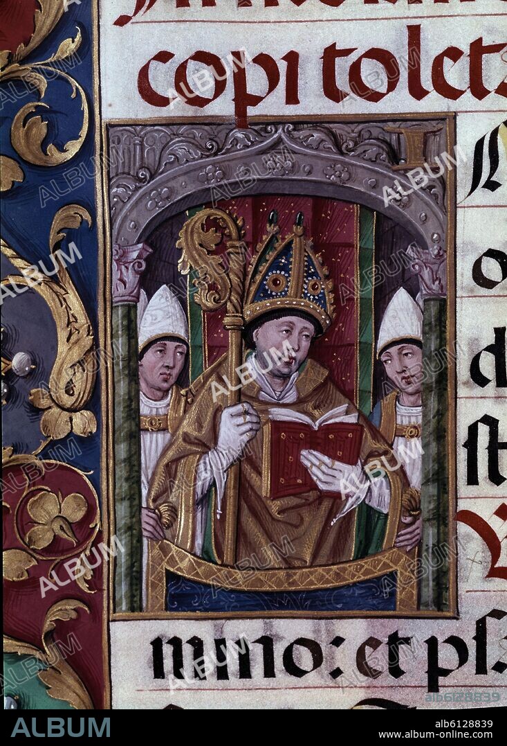 AUTOR LIBRE 01307. MISAL DEL CARDENAL CISNEROS - MINIATURA DE SAN JULIAN - SIGLO XVI.