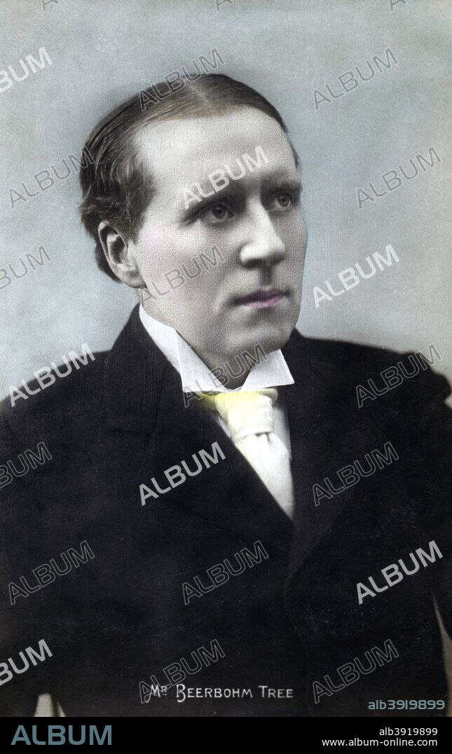 Herbert Beerbohm Tree (1852-1917), English actor and theatre manager, early 20th century.
