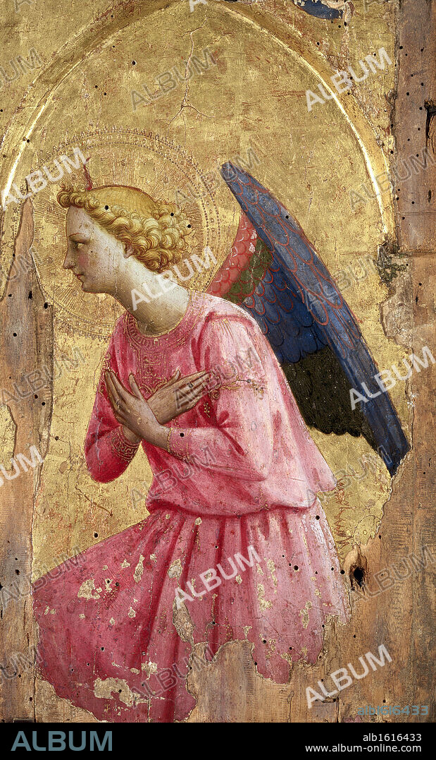 Adoration of an Angel   Fra Angelico (ca. 1400-1455/Italian)   Musee du Louvre, Paris.