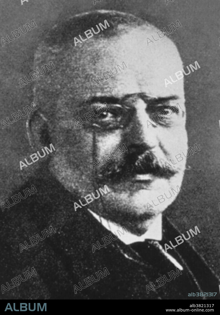 Aloysius "Alois" Alzheimer (1864-1915) was a German psychiatrist and neuropathologist and a colleague of Emil Kraepelin. In 1906, Alzheimer made a complete clinical and pathological description of presenile dementia, which came to be known as Alzheimer's disease, a progressive condition in which nerve cells in the brain degenerate. In 1915, Alzheimer became ill while traveling on a train. Most probably he had a streptococcal infection and subsequent rheumatic fever and kidney failure. He died of heart failure at the age of 51.