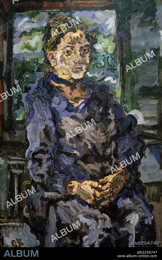OSKAR KOKOSCHKA. KOKOSCHKA, OSKAR. PINTOR Y ESCRITOR AUSTRIACO. 1886-1980. " LA MADRE DEL ARTISTA ", OLEO DE 1917. GALERIA AUSTRIACA DE VIENA. ATENCION: AUTOR CONTEMPORANEO SUJETO A COPYRIGHT ©. EL CLIENTE FINAL ES RESPONSABLE DE LA GESTION DE LOS DERECHOS DE AUTOR CON LAS SOCIEDADES EXISTENTES DE GESTION DE DERECHOS O DIRECTAMENTE CON LOS ORGANISMOS TITULARES DE LOS MISMOS.