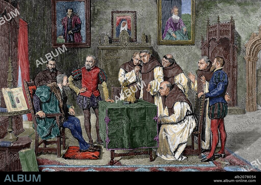 CARLOS I de ESPAÑA y V de ALEMANIA (Gante 1500Yuste 1558). Rey de España (1517-56) y emperador de Alemania (1519-56). Primer monarca hispano de la casa de Austria. Hijo de Felipe el Hermoso y Juana la Loca, nieto del emperador Maximiliano de Austria y de los Reyes Católicos. "EL EMPERADOR CARLOS V EN YUSTE. " Grabado de C. Penoso. "La Ilustración Española y Americana", año 1879. Coloreado.