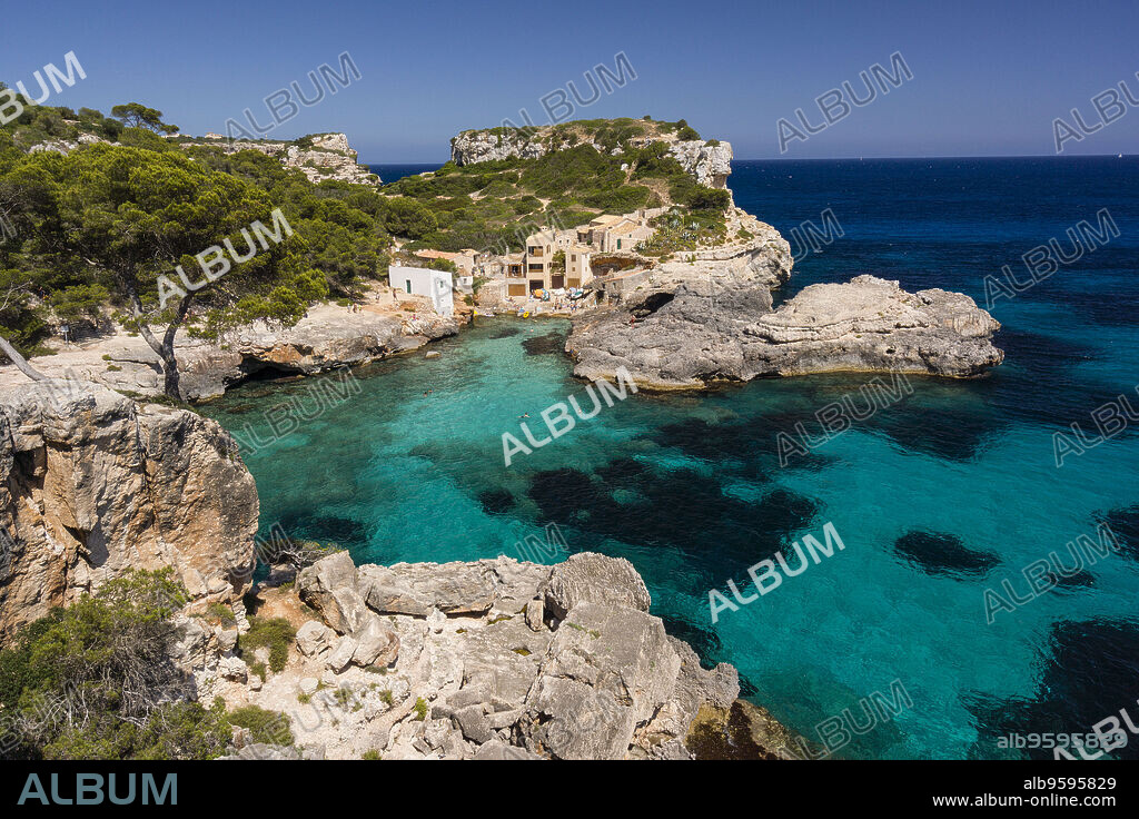 Cala s'Almunia, Santanyi, Mallorca, balearic islands, spain, europe.