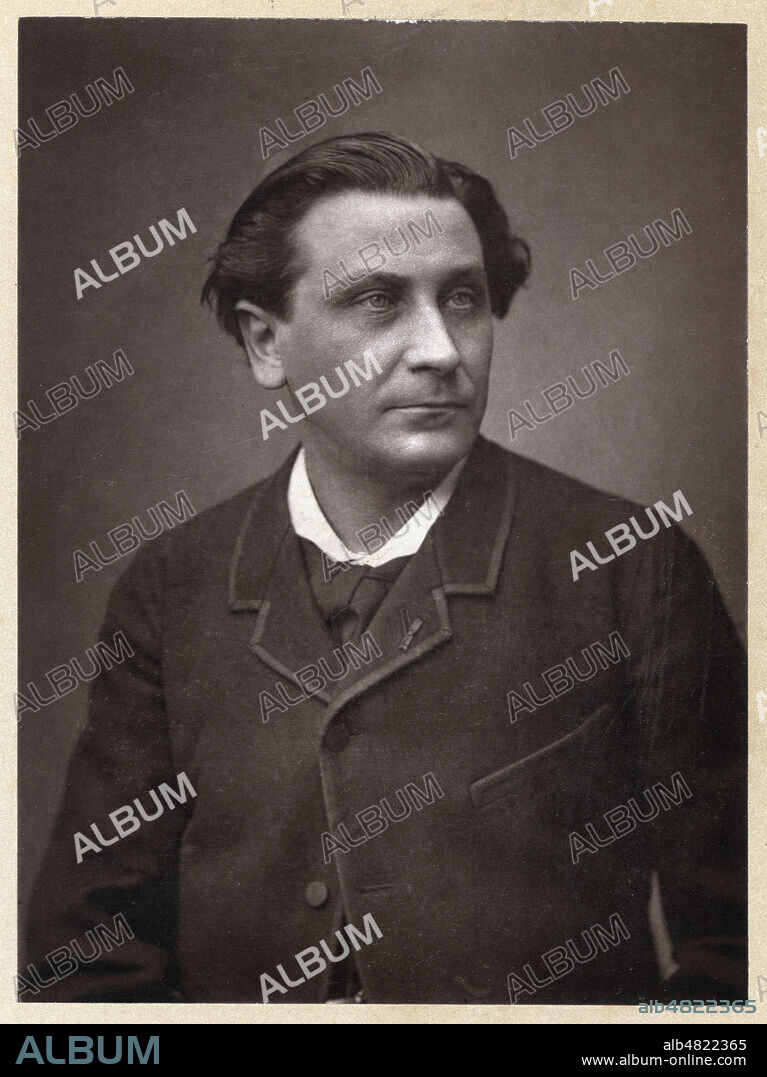 Francois COPPEE (1842-1908). Photographie de Charles GALLOT (19 s.) vers 1880. Credit : Collection Kharbine-Tapabor.