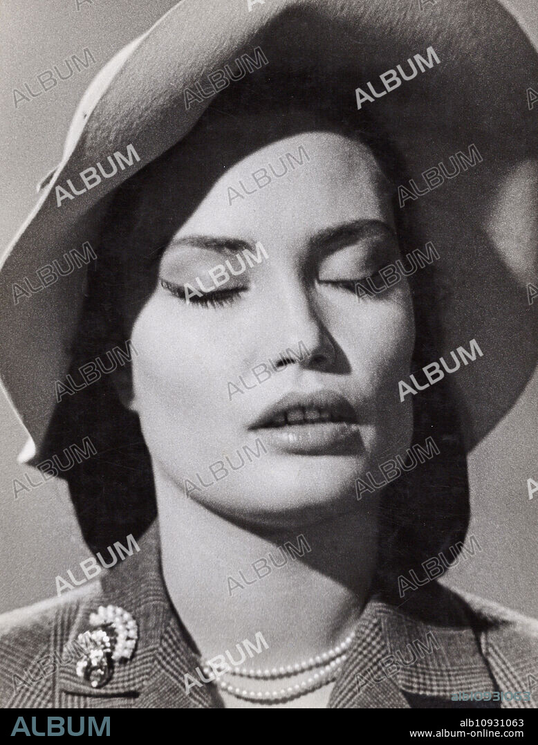 German actress Ellen Schwiers, Germany around 1959.
