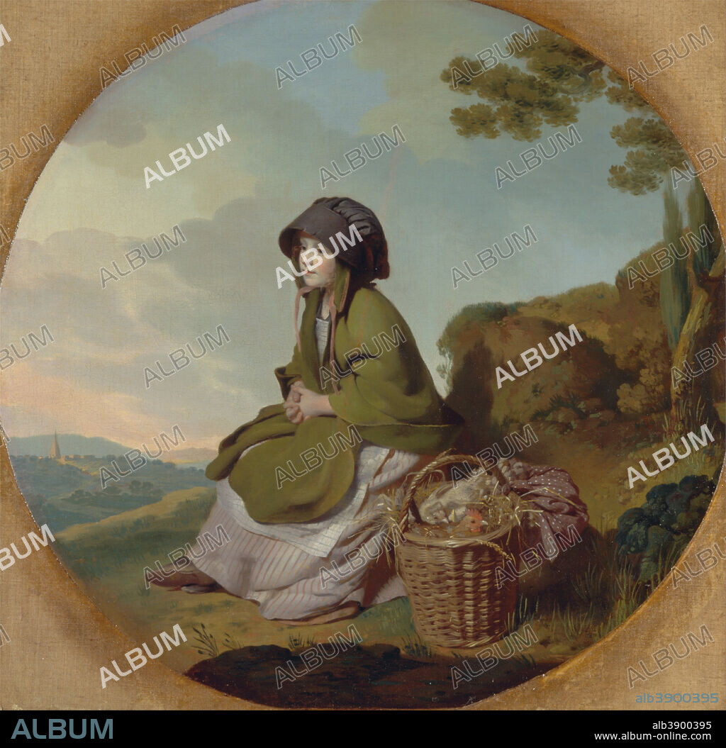 HENRY WALTON. The Market Girl (The Silver Age). Date/Period: 1776 - 1777. Painting. Oil on canvas. 55.9 × 55.9 cm (22 × 22 in).