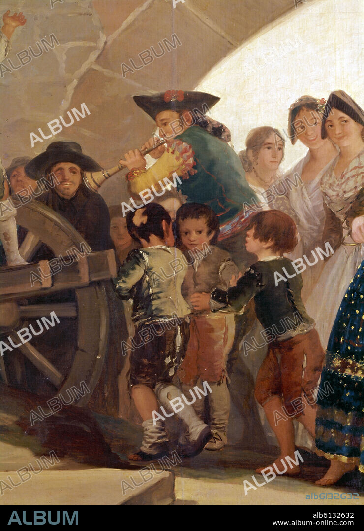 FRANCISCO DE GOYA. 'The Wedding' (detail), 1792, Oil on canvas, 269 cm x 396 cm, P00799.