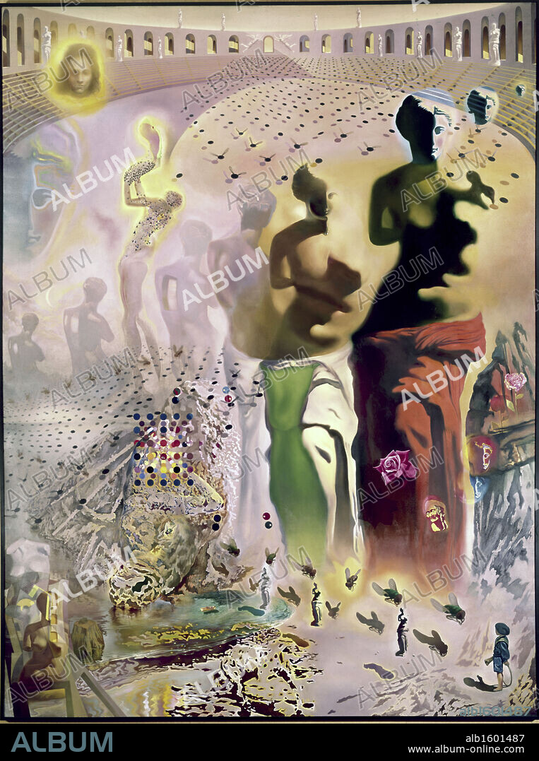 SALVADOR DALÍ. Hallucinogenic toreador by Salvador Dali, 1904-1989, USA, Florida, St. Petersburg, Salvador Dali Museum.