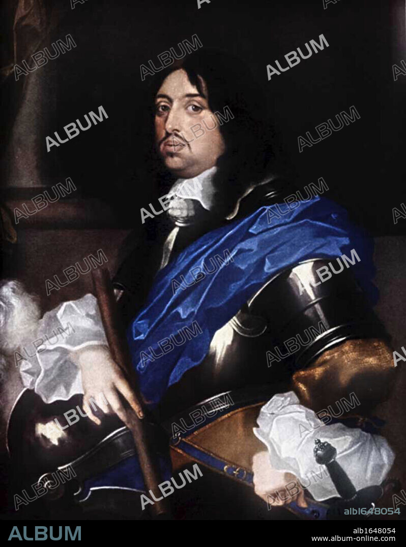 Charles X Gustav (1622 - 1660) King of Sweden 1654 1660. painted by Sebastien Bourdon (1616-1671).