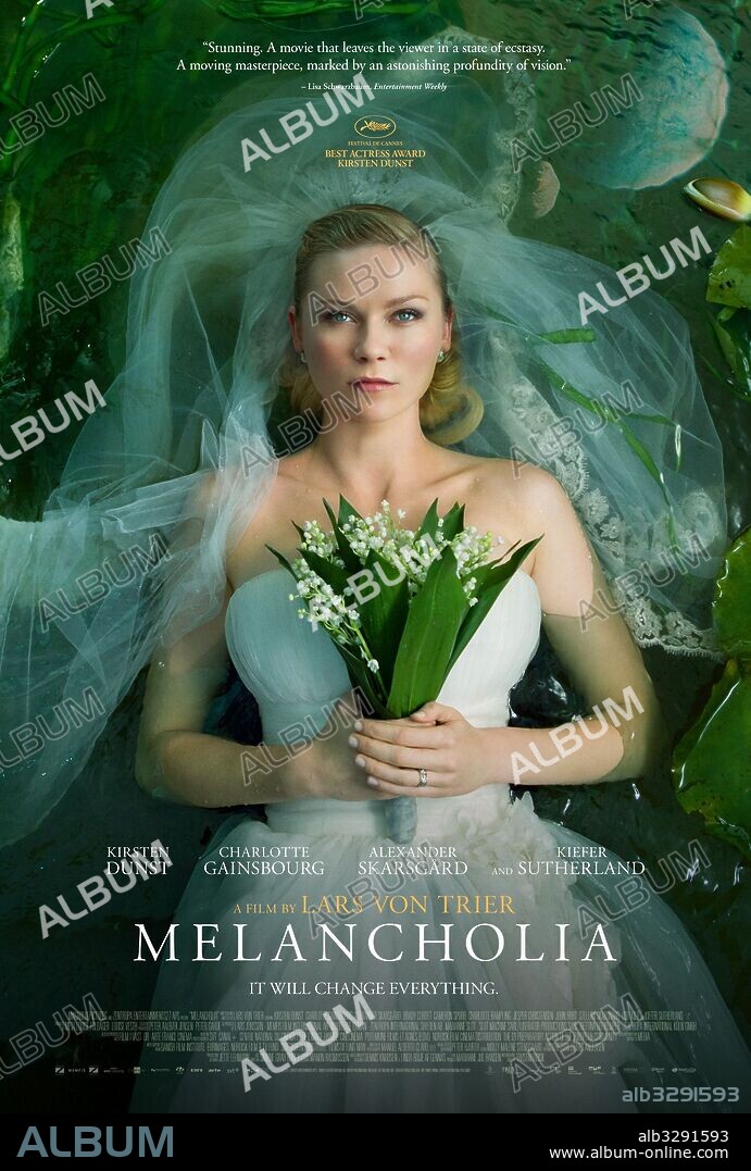 Poster de MELANCOLIA, 2011 (MELANCHOLIA), dirigida por LARS VON TRIER. Copyright ZENTROPA ENTERTAINMENTS.