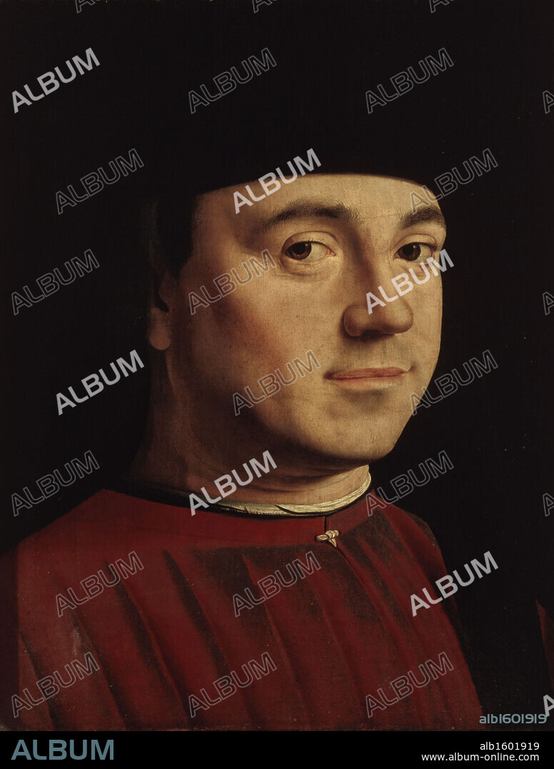 Portrait of a Man  Antonello da Messina (ca.1430-1479 Italian)  Galleria Borghese, Rome.