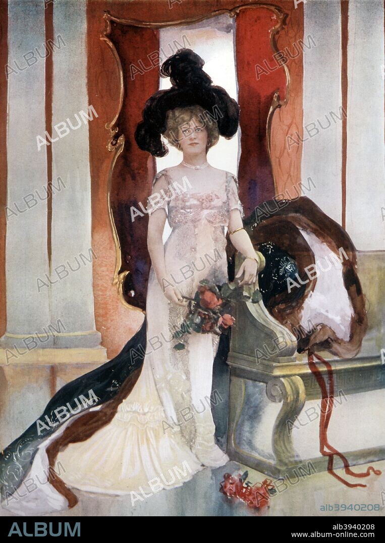 Marie Studholme in The Toreador, c1902. British actress Marie Studholme (1875-1930) was born Marion Lupton.