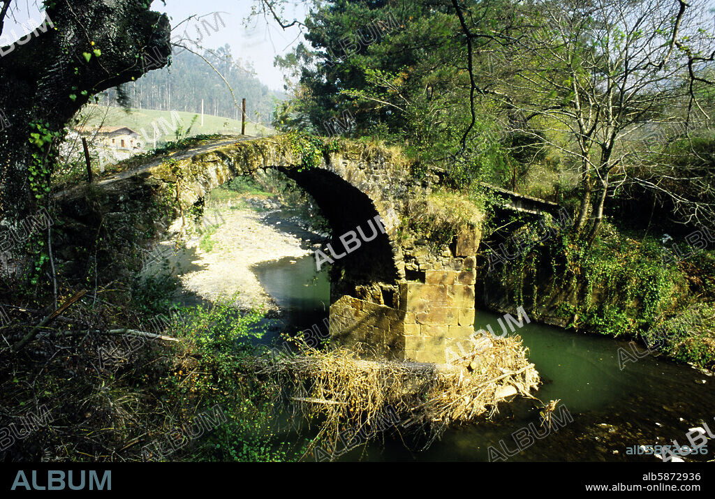 Muskiz, puente romano El Pobal.