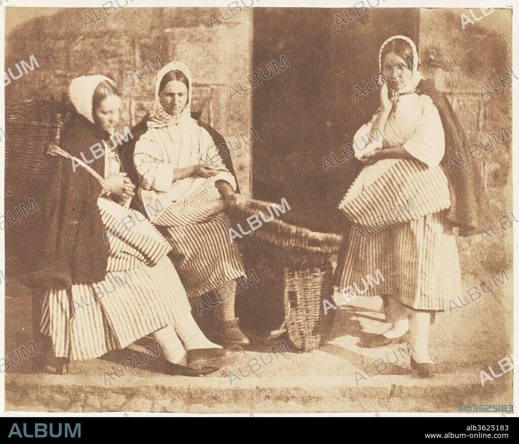 ROBERT ADAMSON and DAVID OCTAVIUS HILL. Newhaven Fishwives. Artist: David Octavius Hill (British, Perth, Scotland 1802-1870 Edinburgh, Scotland); Robert  Adamson (British, St. Andrews, Scotland 1821-1848 St. Andrews, Scotland). Photography Studio: Hill and Adamson (British, active 1843-1848). Date: 1843-47.