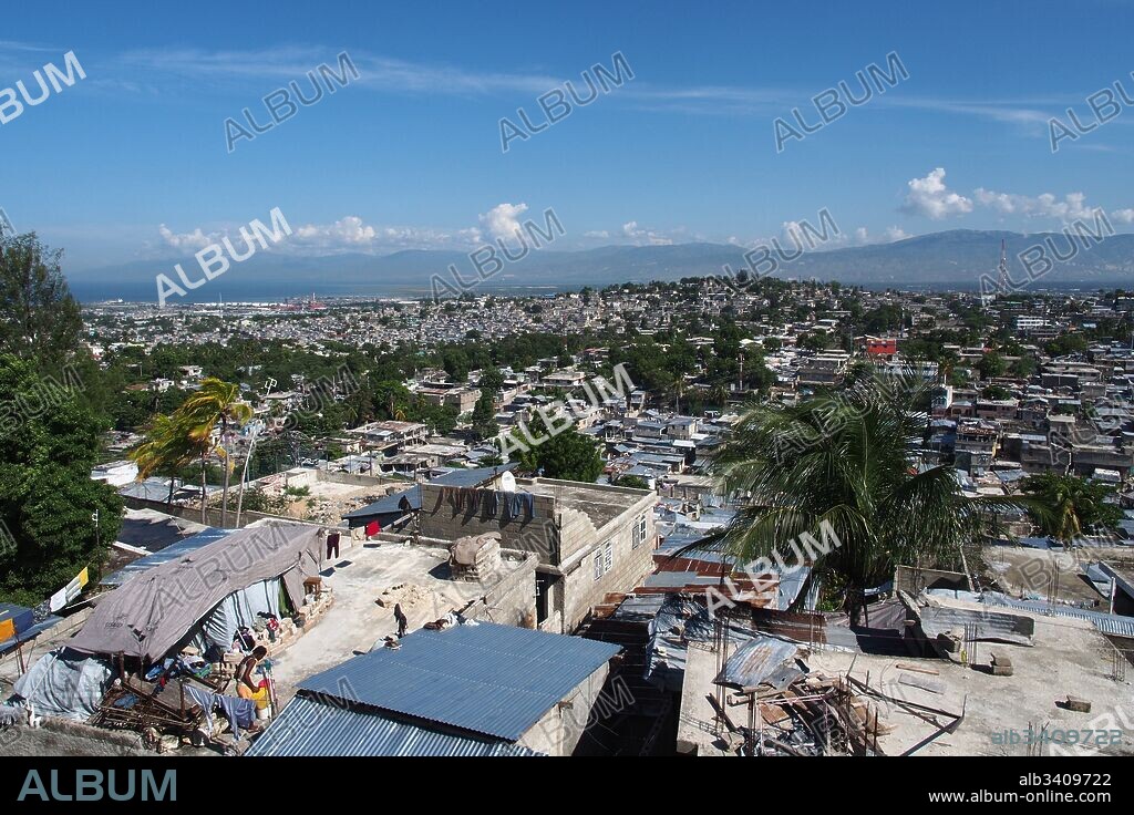Port-au-Prince, capital city of Haiti.
