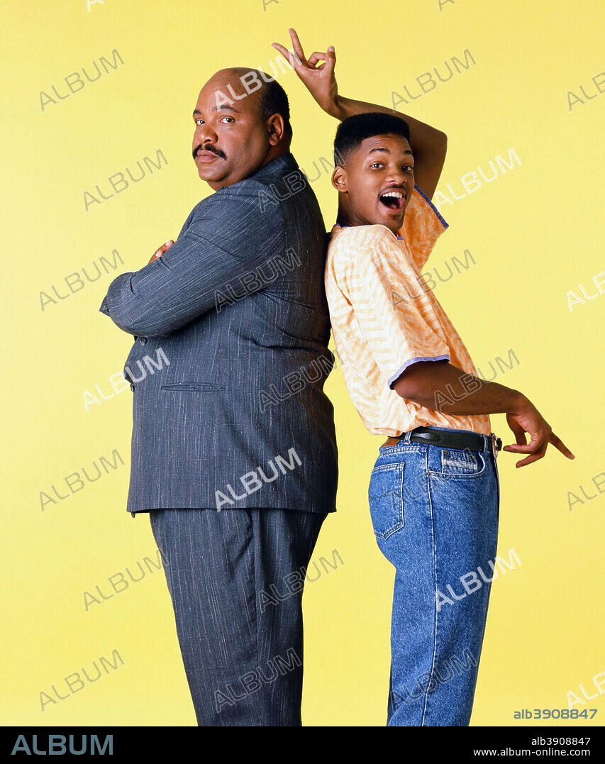 JAMES AVERY y WILL SMITH en EL PRÍNCIPE DE BEL-AIR, 1990 (THE FRESH PRINCE OF BEL-AIR), dirigida por ALFONSO RIBEIRO. Copyright NBC.
