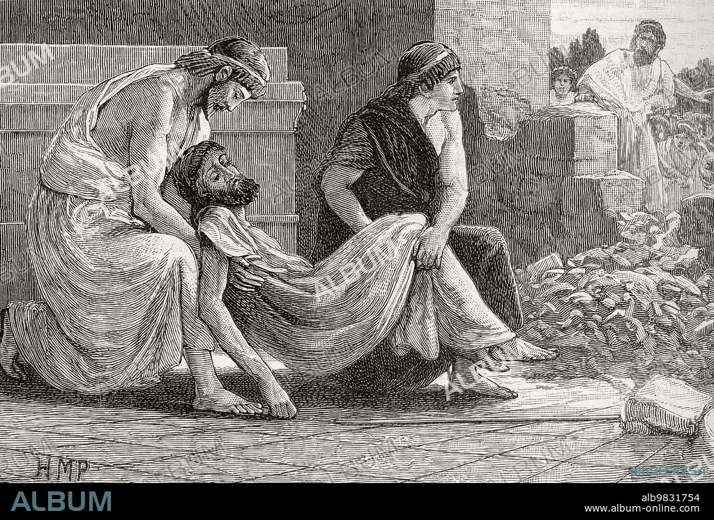 Alphonse Mucha, fullname Alfons Maria Mucha, 1860 - 1939. Czech painter and graphic artist. After an early 20th century work by an unidentified photographer.