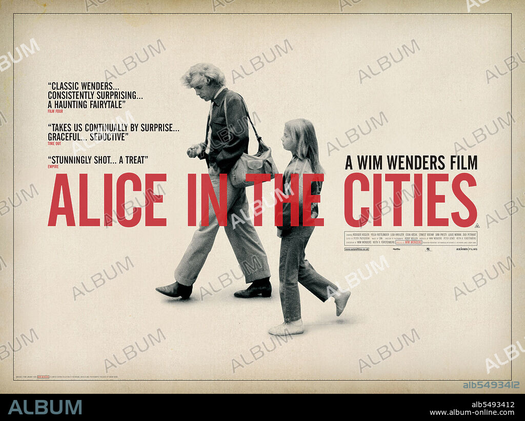 Poster of ALICE IN THE CITIES, 1974 (ALICE IN DEN STADTEN), directed by WIM WENDERS. Copyright Produktion 1 im Filmverlag der Autoren/WDR.