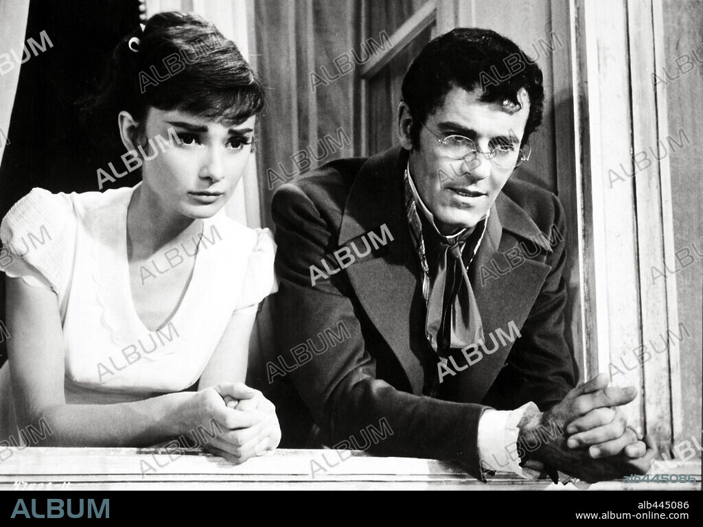 AUDREY HEPBURN y HENRY FONDA en GUERRA Y PAZ, 1956 (WAR AND PEACE), dirigida por KING VIDOR. Copyright PARAMOUNT PICTURES.