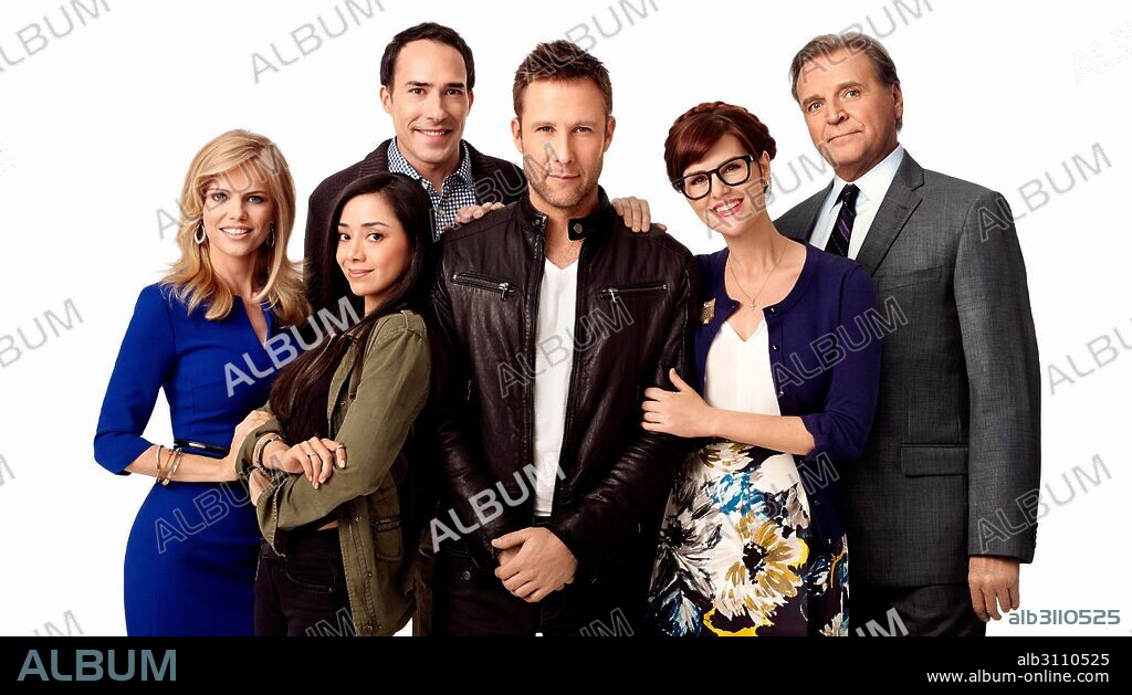 DAVID RASCHE, IMEE GARCIA, MICHAEL ROSEMBAUM, MIKE KOSINSKI, MIRCEA MONROE and SARA RUE in IMPASTOR, 2015, directed by CHRISTOPHER VANE. Copyright TVLAND ORIGINAL PROD.