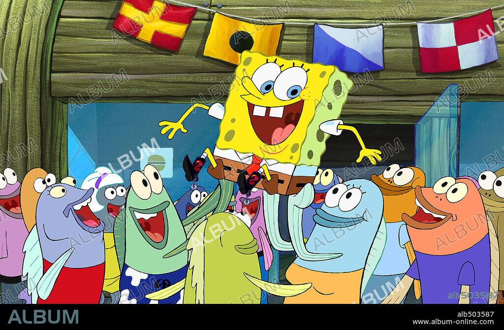 THE SPONGEBOB SQUAREPANTS MOVIE, 2004, directed by SHERM COHEN and STEPHEN HILLENBURG. Copyright PARAMOUNT PICTURES.