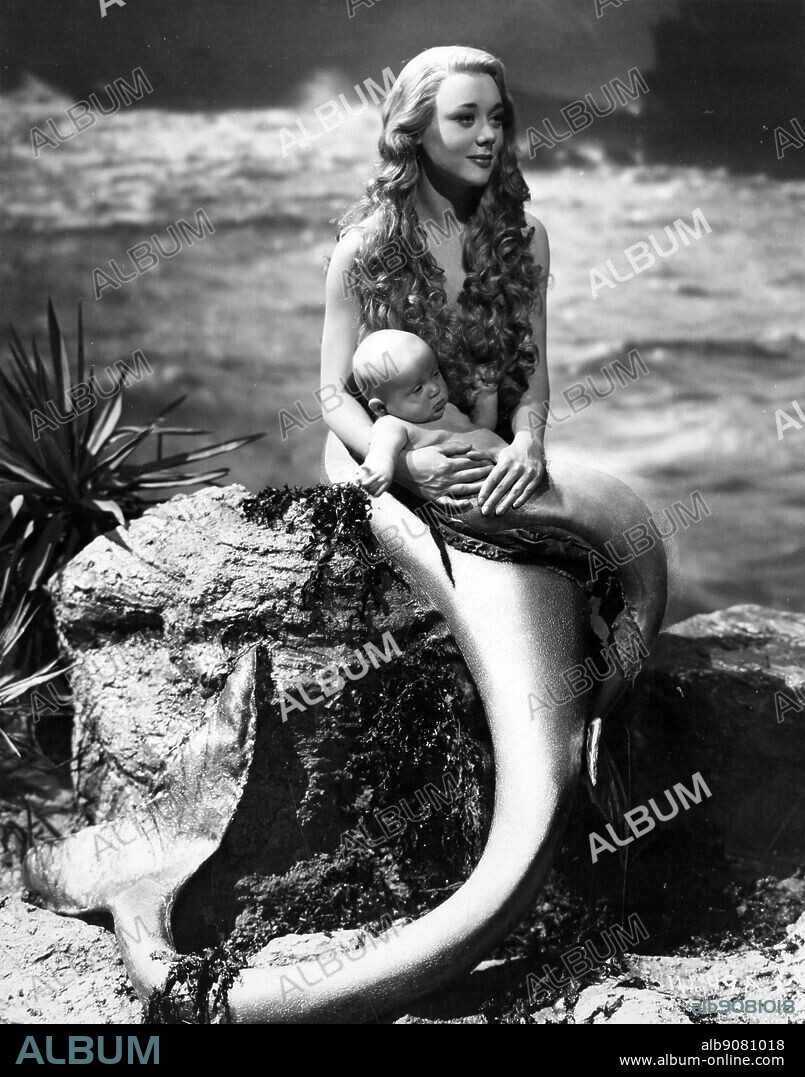 GLYNIS JOHNS dans MIRANDA, 1948, réalisé par KEN ANNAKIN. Copyright GAINSBOROUGH FILMS.