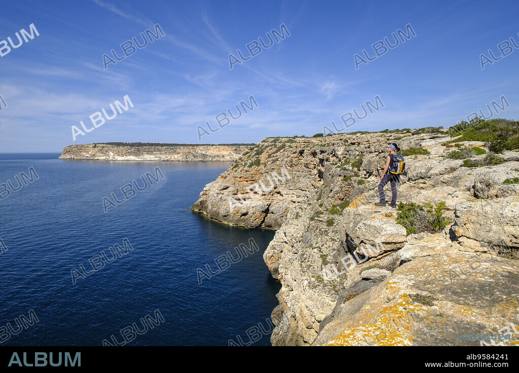 Es Fondos, Coastline between Cala Pi and Cap Blanc, marina of llucmajor, Municipality of Llucmajor, Mallorca, balearic islands, spain, europe.