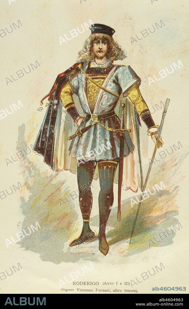 Roderigo. Othello Opera. Alfredo Edel Costumes.