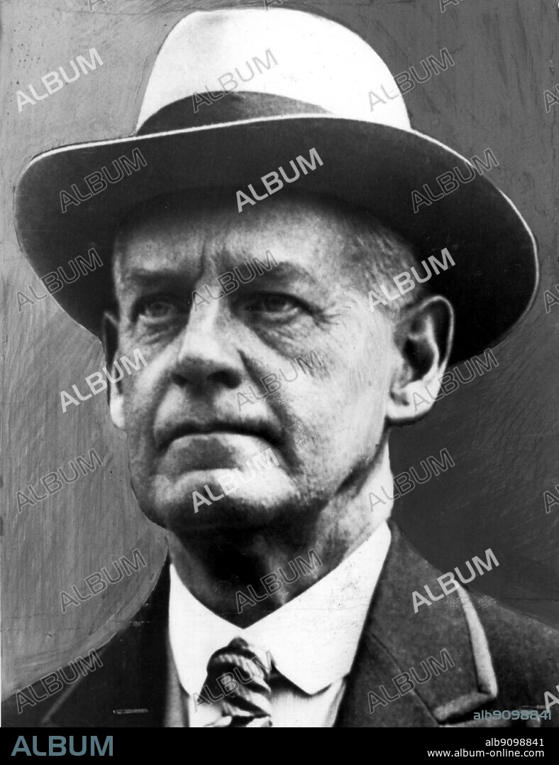 John Galsworthy, Novelist and Playwright, (1867-1933). Author of The Forsyte Saga and forty-three other books, and the winner of the 1932 Nobel Prize of Literature.