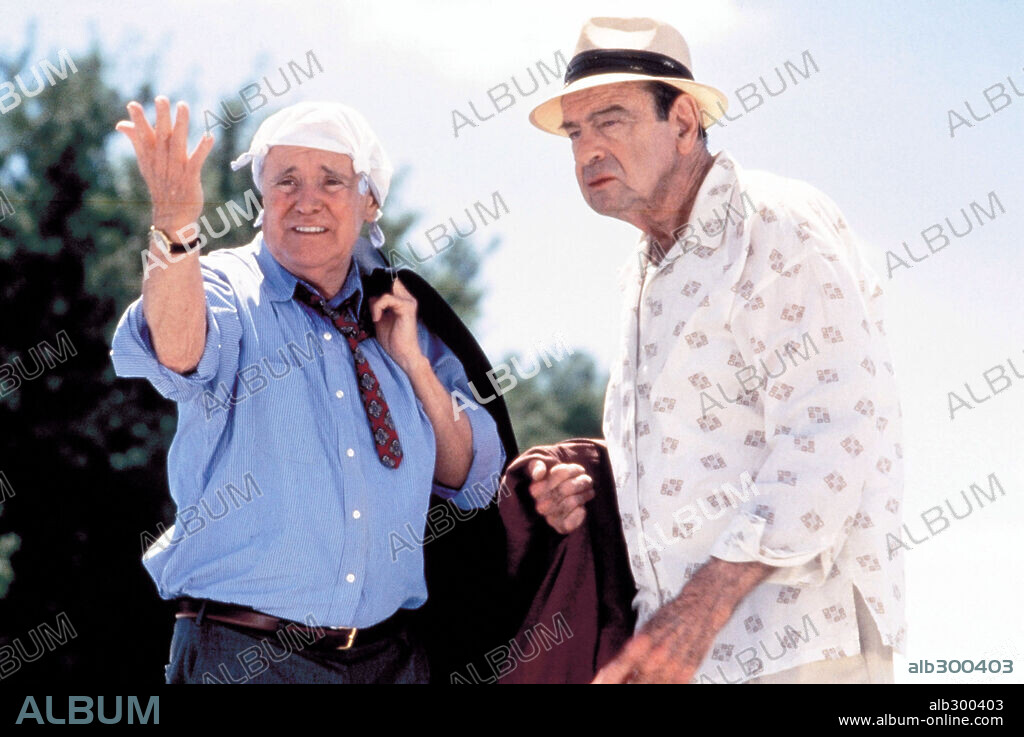 JACK LEMMON y WALTER MATTHAU en EXTRAÑA PAREJA, OTRA VEZ, LA, 1998 (THE ODD COUPLE II), dirigida por NEIL SIMON. Copyright PARAMOUNT PICTURES.