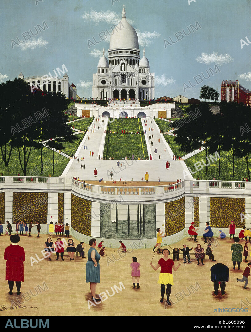 Sacre-Coeur by Camille Bombois, (1883-1970), France, Paris, Muse National d'Art Moderne.