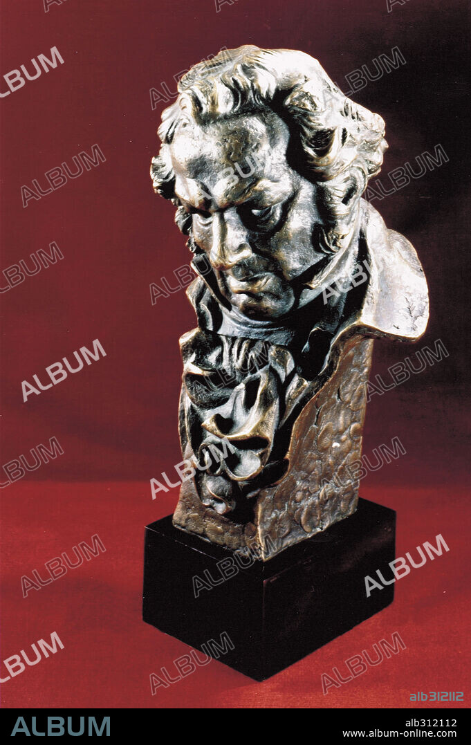 MISC: PREMIOS GOYA, 1994. Goya awards statuette.