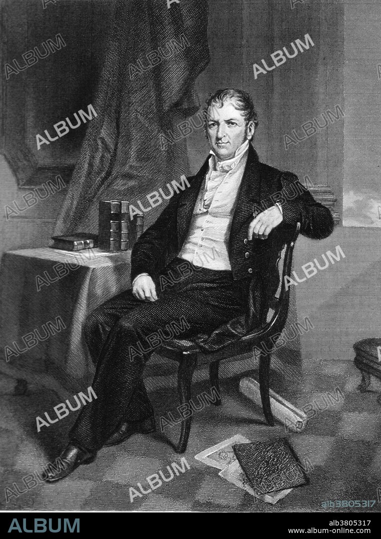 Eli Whitney (1765-1825) was an American inventor. He is most famous for two innovations which later divided the United States in the mid-19th century: the cotton gin (1793) and his advocacy of interchangeable parts which he championed for years as a maker of muskets. In the South, the cotton gin revolutionized the way cotton was harvested and reinvigorated slavery. In the North the adoption of interchangeable parts revolutionized the manufacturing industry, and contributed greatly to their victory in the Civil War. Whitney lost many profits in legal battles over patent infringement for the cotton gin so he turned his attention into securing contracts with the government to manufacture muskets for the newly formed continental army. He died of prostate cancer in 1825 at the age of 59.