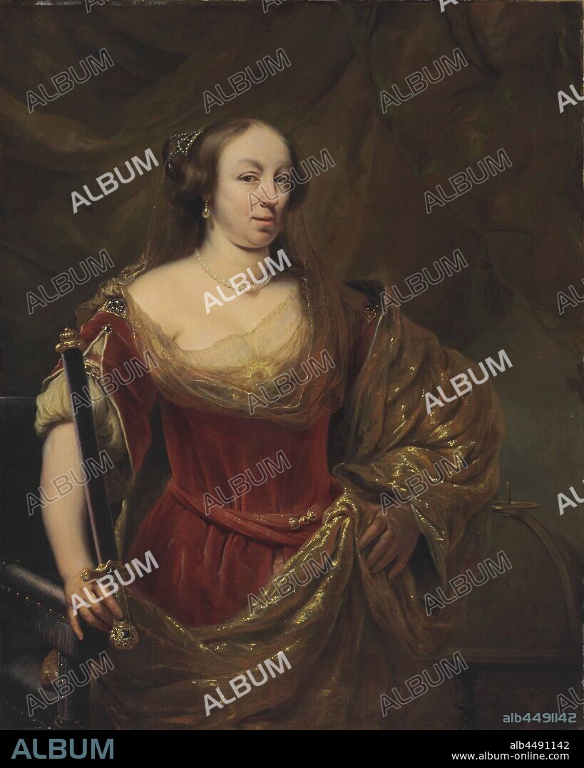 FERDINAND BOL. Portrait of Marie Louise Gonzaga (1611-1667), Queen of Poland.