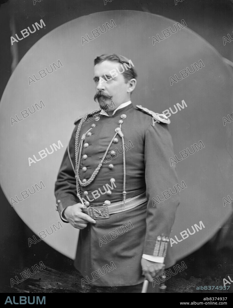 Bacon, John M. U.S.N., between 1865 and 1880. [Possibly a portrait of John Mosby Bacon, general of the United States Volunteers, (not a naval officer)].