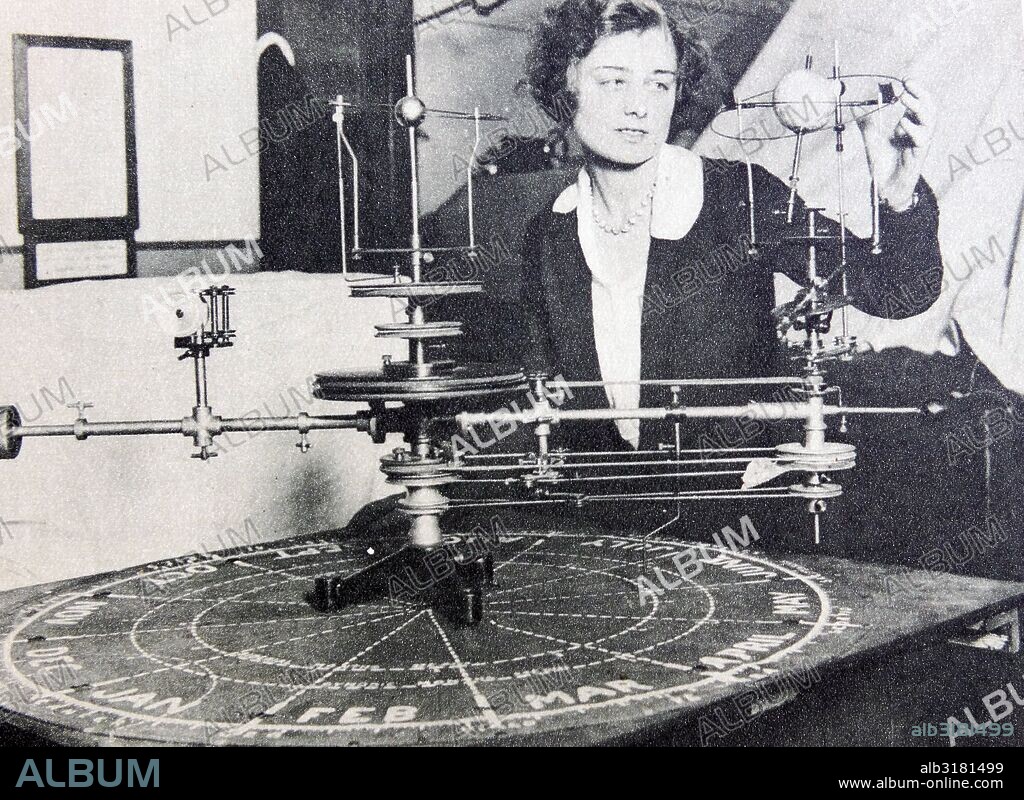 An orrery is a mechanical model of the solar system that illustrates or predicts the relative positions and motions of the planets and moons, usually according to the heliocentric model.