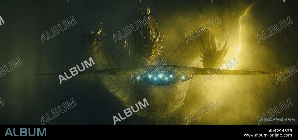 KING GHIDORAH en GODZILLA: REY DE LOS MONSTRUOS, 2019 (GODZILLA: KING OF THE MONSTERS), dirigida por MICHAEL DOUGHERTY. Copyright Legendary Pictures / Warner Bros. / Wanda Qingdao Studios.