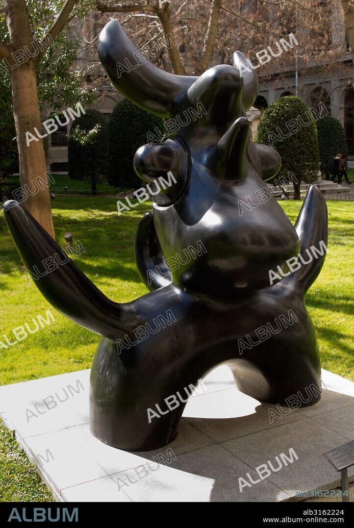 JOAN MIRÓ. " PAJARO LUNAR" (1966) DE JOAN MIRO.
