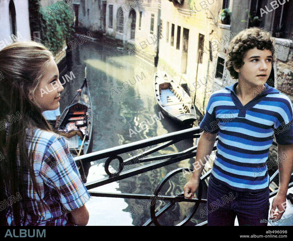 DIANE LANE and THELONIOUS BERNARD in A LITTLE ROMANCE, 1979, directed by GEORGE ROY HILL. Copyright WARNER BROS.