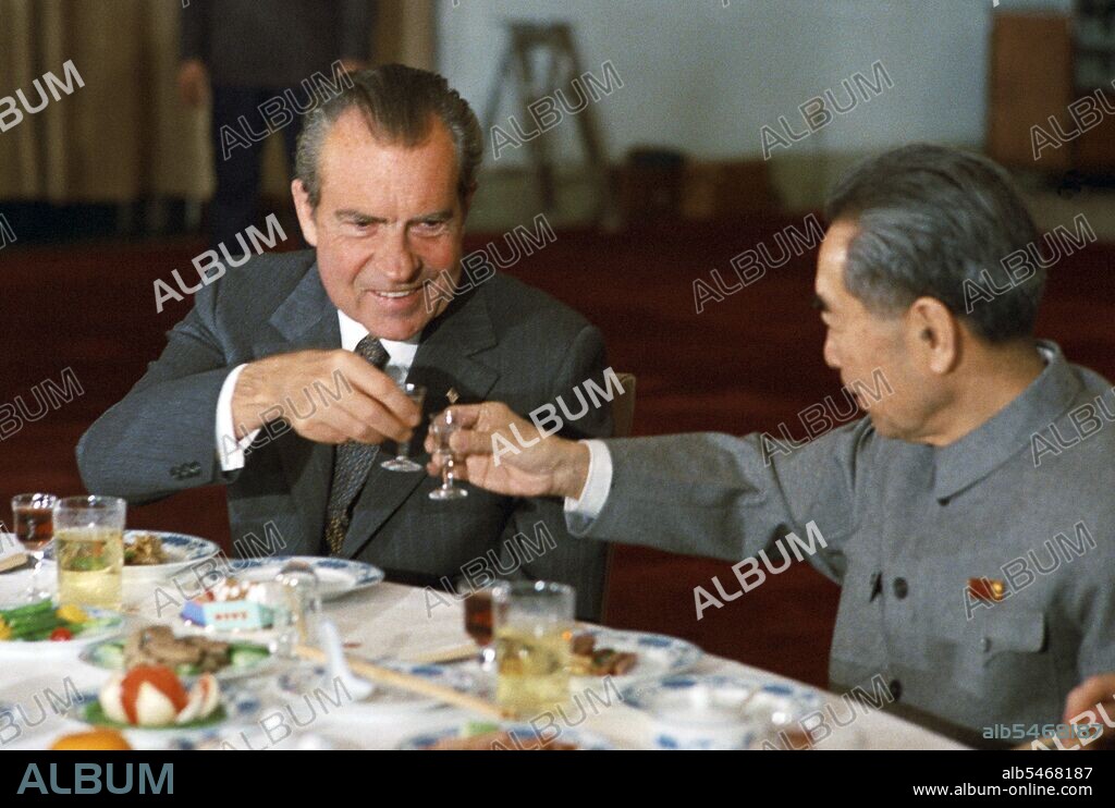 U. S. President Richard Nixon's 1972 visit to the People's Republic of China was an important step in formally normalizing relations between the United States and the People's Republic of China. Between February 21-28, 1972, U. S. President Richard Nixon traveled to Beijing, Hangzhou and Shanghai. Almost as soon as the American president arrived in the Chinese capital he was summoned for a quick meeting with Chairman Mao who, unknown to the Americans, had been ill nine days earlier but was at that point feeling strong enough to meet Nixon. Although Nixon was in China for a week, this would be his sole meeting with the top Chinese leader. Nixon held many meetings with Chinese Premier Zhou Enlai during the trip, which included visits to the Great Wall, Hangzhou, and Shanghai. At the conclusion of his trip, the United States and the PRC Governments issued the Shanghai Communiqué, a statement of their foreign policy views and a document that has remained the basis of Sino-American bilateral relations.