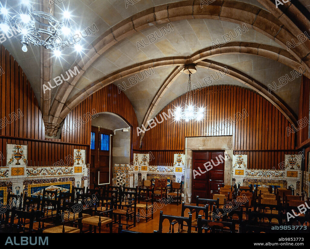 Hospital de la Santa Creu de Barcelona, Bóveda de crucería, siglo XV.