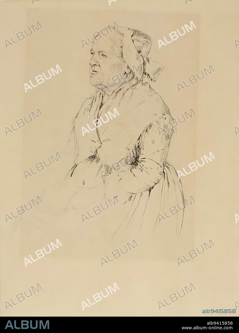Albert Edelfelt, 21.7.1854, Kiiala manor, Porvoo municipality, 18.8.1905, Haikko, Porvoo municipality, Fredrika Snygg, 29 × 23 cm, ink.