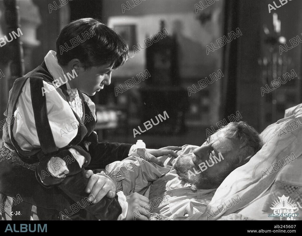 JAIME BLANCH y JESUS TORDESILLAS en JEROMIN, 1953. Copyright PRODUCCIONES CINEMATOGRAFICAS ARIEL.