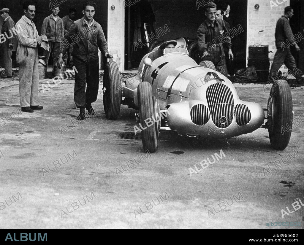 Mercedes Benz W125 Grand Prix car 1937. Artist Unknown Album