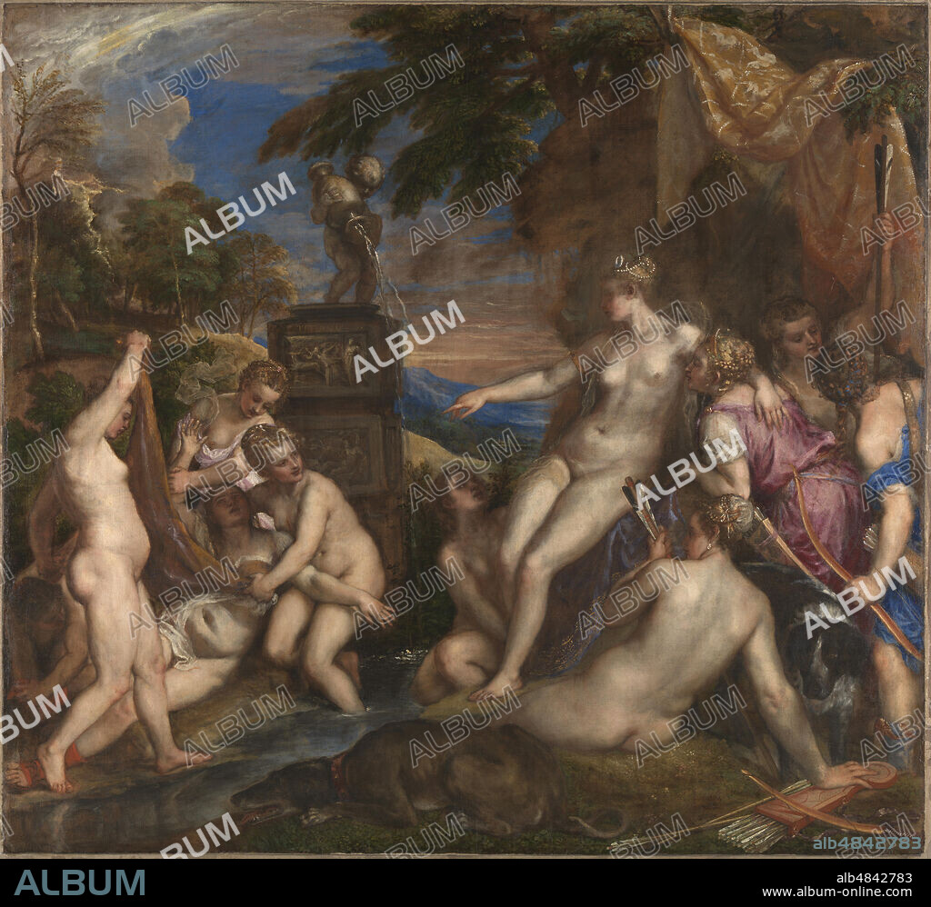 TIZIANO. Diana and Callisto.