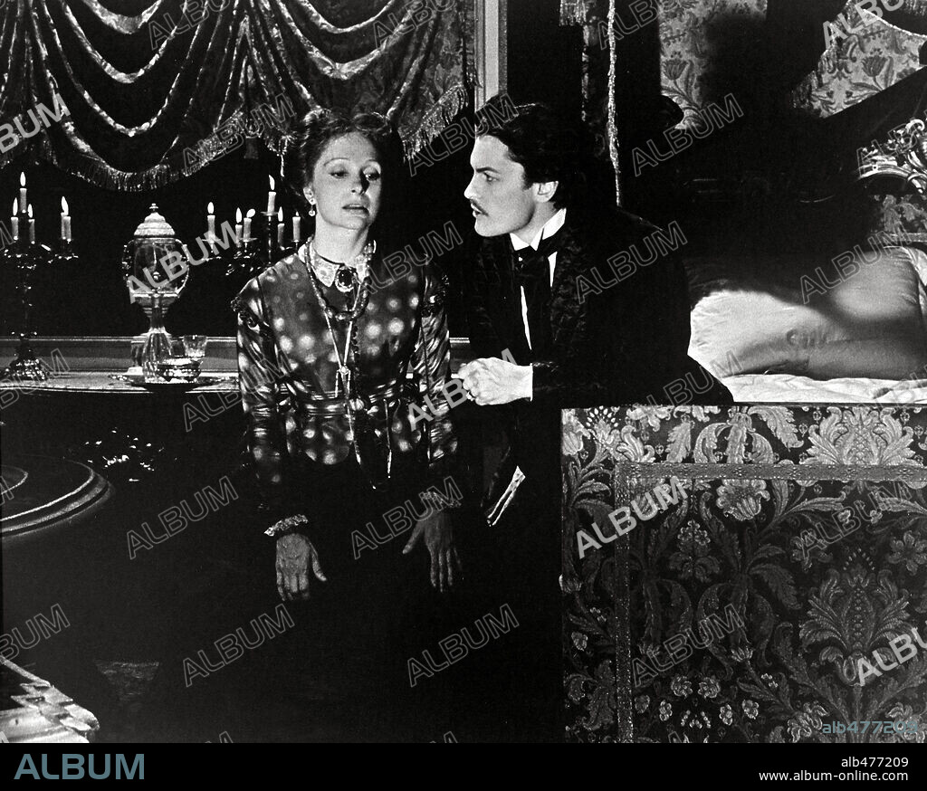 ADRIANA ASTI and HELMUT BERGER in LUDWIG, 1972, directed by LUCHINO VISCONTI. Copyright M.G.M.