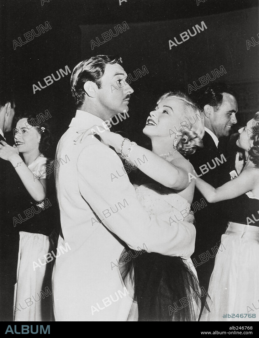 NORMA JEAN BAKER and ZACHARY SCOTT. MARILYN MONROE and ZACHARY SCOTT in LET'S MAKE IT LEGAL, 1951. Copyright 20TH CENTURY FOX.