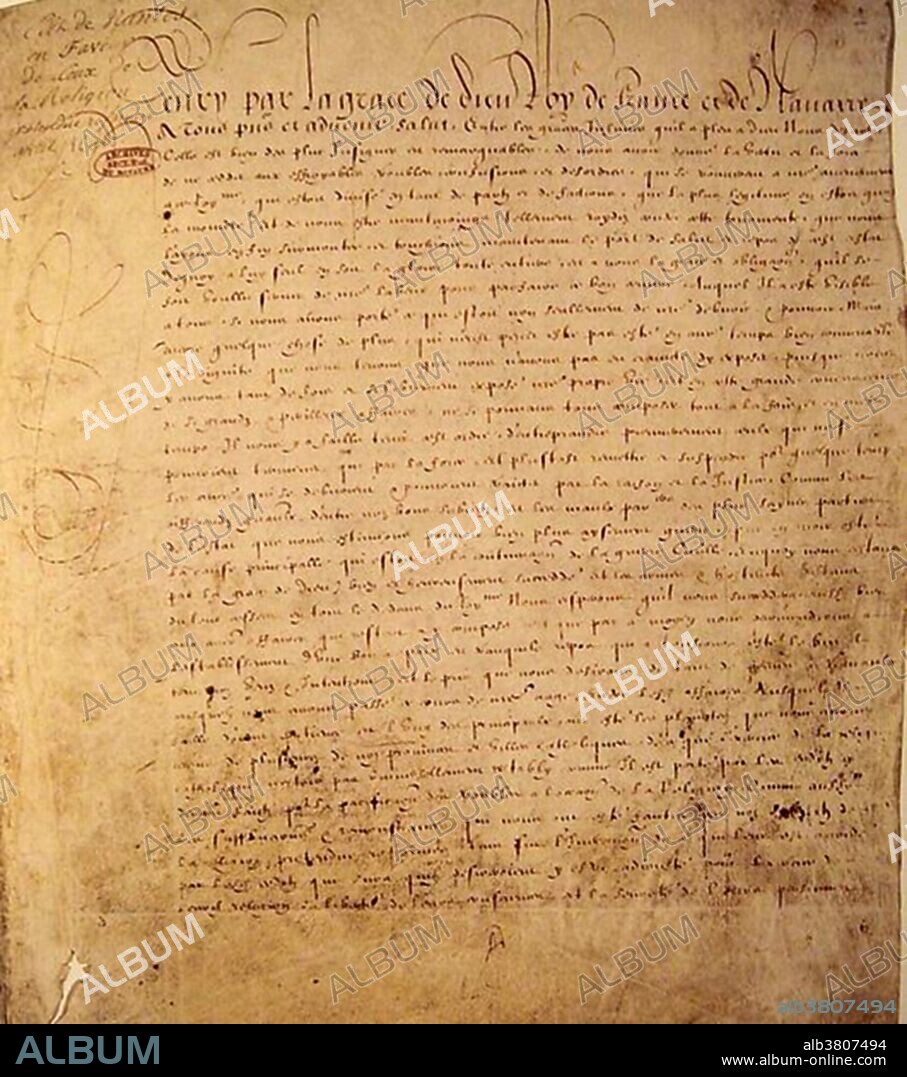 The Edict of Nantes, issued on 13 April 1598, by Henry IV of France, granted the Calvinist Protestants of France (also known as Huguenots) substantial rights in a nation still considered essentially Catholic. In the Edict, Henry aimed primarily to promote civil unity. The Edict offered many specific concessions to the Protestants, such as amnesty and the reinstatement of their civil rights, including the right to work in any field or for the State and to bring grievances directly to the king. It marked the end of the religious wars that had afflicted France during the second half of the 16th century.