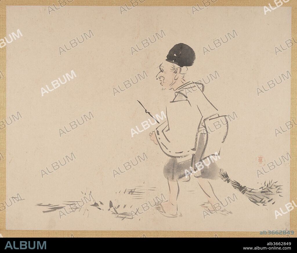 Painting. Artist: Shibata Zeshin (Japanese, 1807-1891). Culture: Japan. Dimensions: Image: 11 x 14 in. (27.9 x 35.6 cm). Date: 19th century.